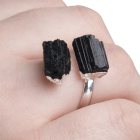 Silver Tourmaline Wrap Ring