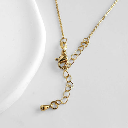 Aventurine Gemstone Crystal Spike Gold Necklace Pendant: 16 - 18 inches