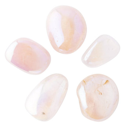 Rose Aura Quartz Large Tumble 30-40mm
