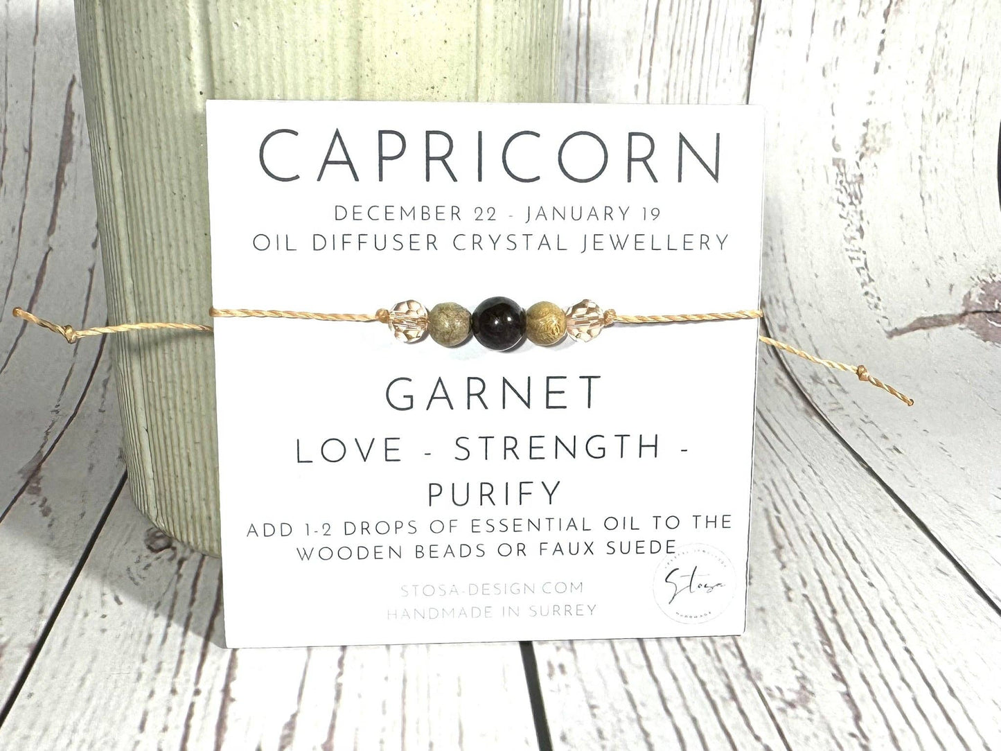 Zodiac Oil Diffuser Bracelet: Taurus