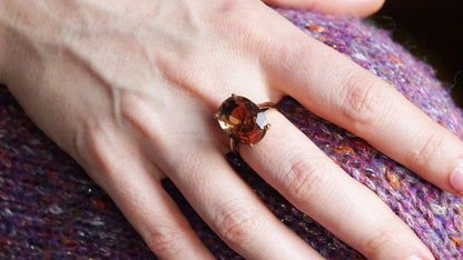 Zultanite Ring: Teardrop