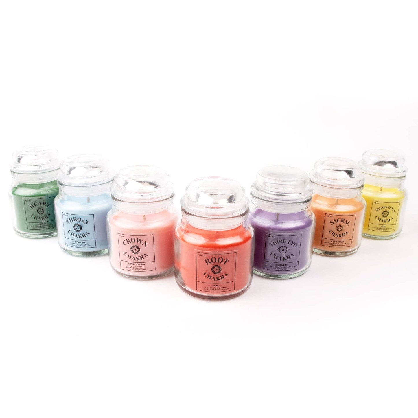 Seven Chakra Candles: Throat - Eucalyptus Scent