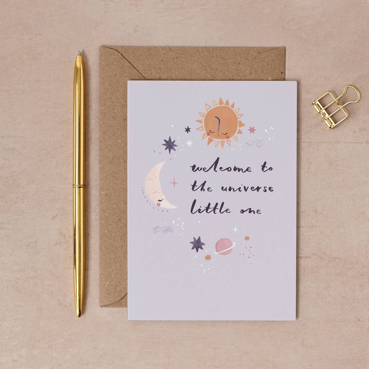 Universe New Baby Card | Gender Neutral Baby Card | Unisex
