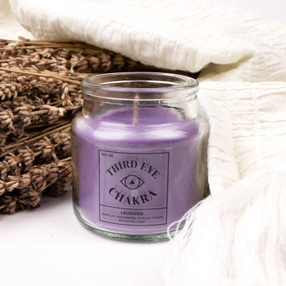 Seven Chakra Candles: Throat - Eucalyptus Scent