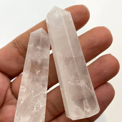Small Obelisk Tower, 5-7cm: Clear Quartz