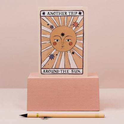 Tarot Sun Birthday Card | Tarot Card | Sun Greeting Cards
