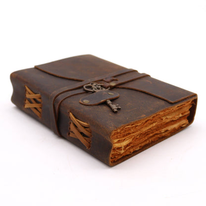 Oiled Leather & Key (13x18cm)
