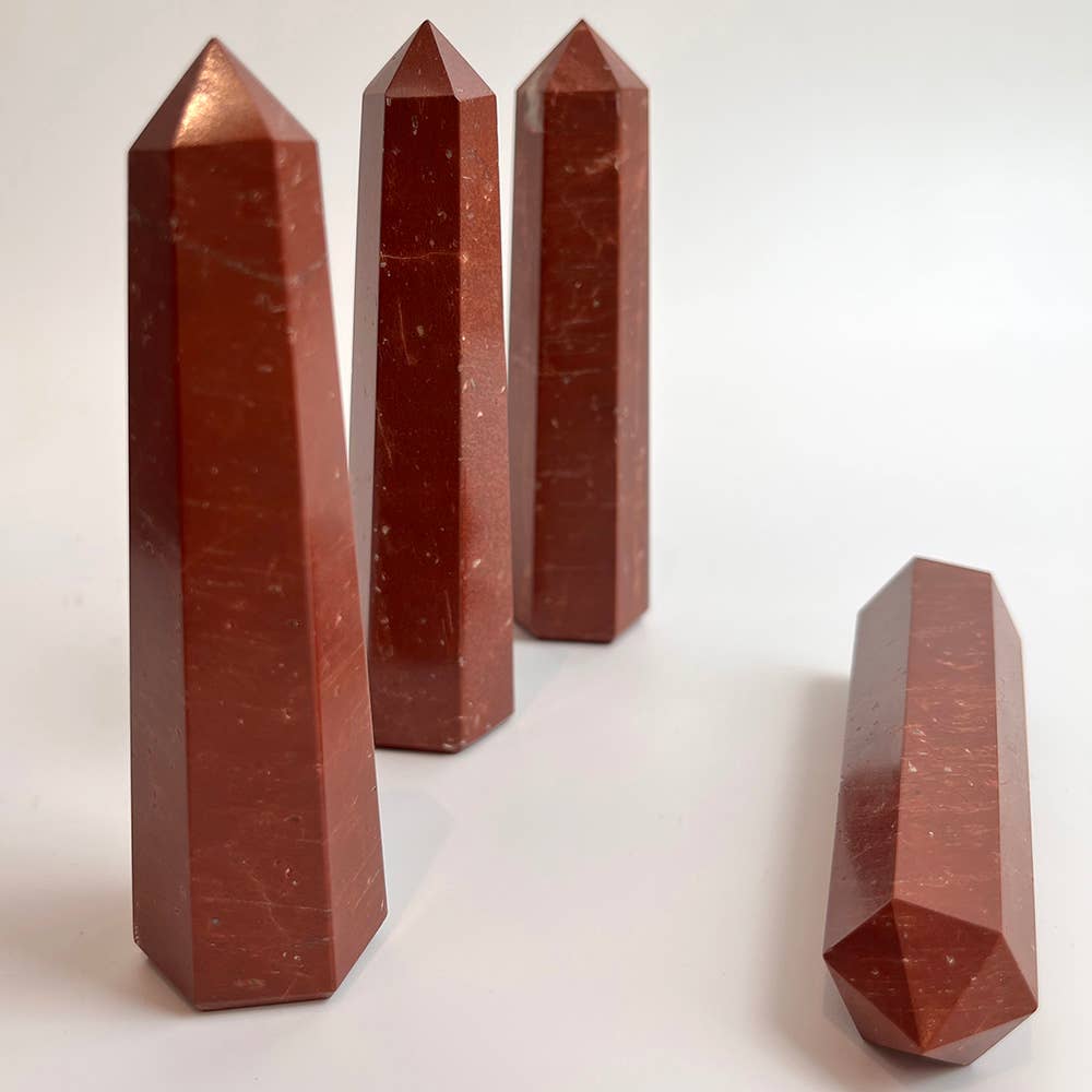 Obelisk Tower, 8-10cm: Rose Quartz