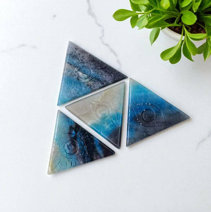 Trolleite Evil Eye Carving Quartz