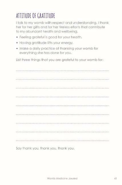 WOMB MEDICINE JOURNAL
