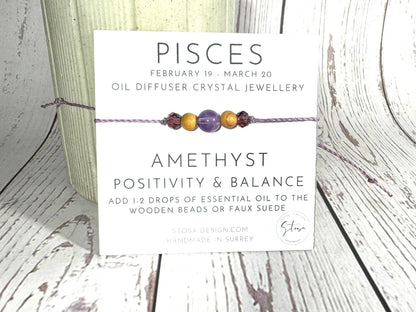 Zodiac Oil Diffuser Bracelet: Taurus