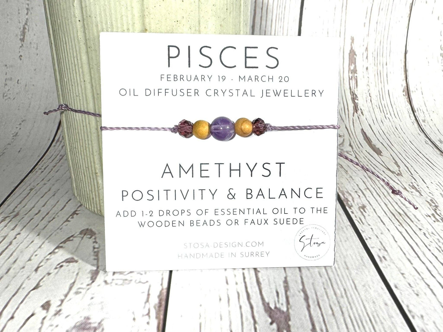 Zodiac Oil Diffuser Bracelet: Libra