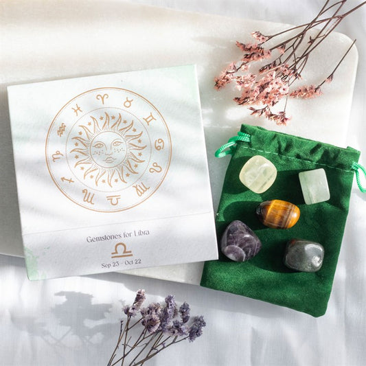 Zodiac Crystal Tumblestone Sets Libra