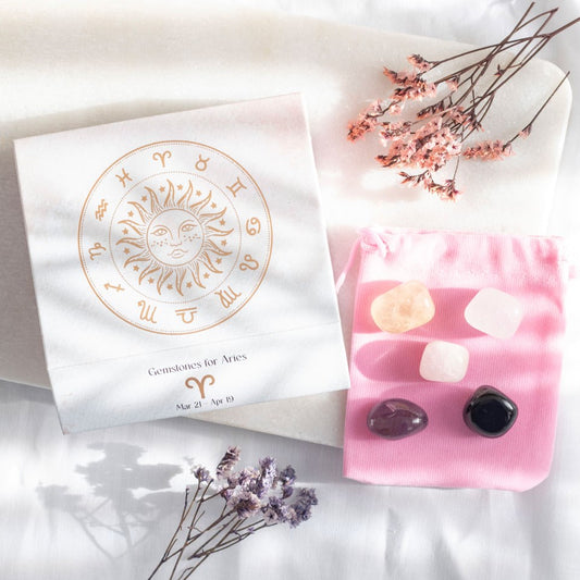 Zodiac Crystal Tumblestone Sets Aries