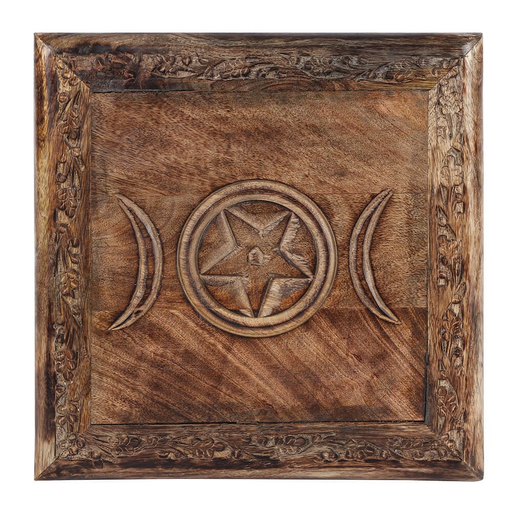 Triple Moon Altar Table with Border