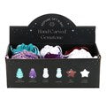 12 Mixed Christmas Crystals in Display