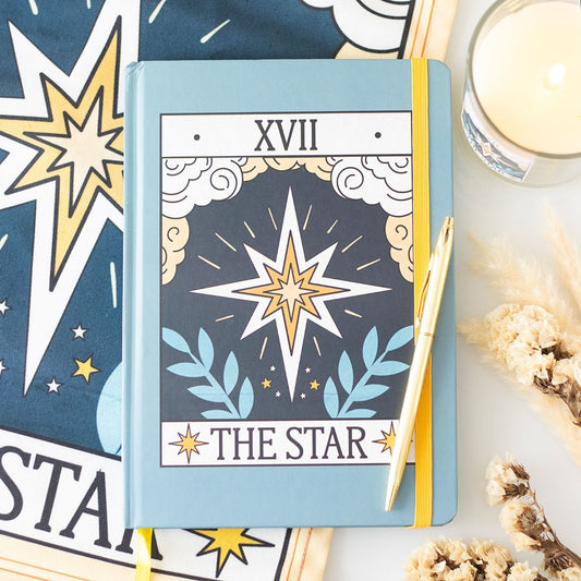 The Star Vintage Tarot A5 Paper Notebook