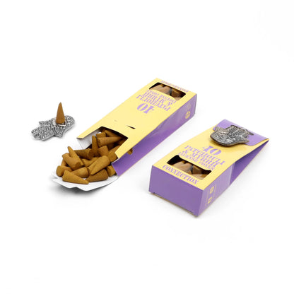 Spirit Incense Cone Set – 4 Unique Scents for Meditation Amber Musk