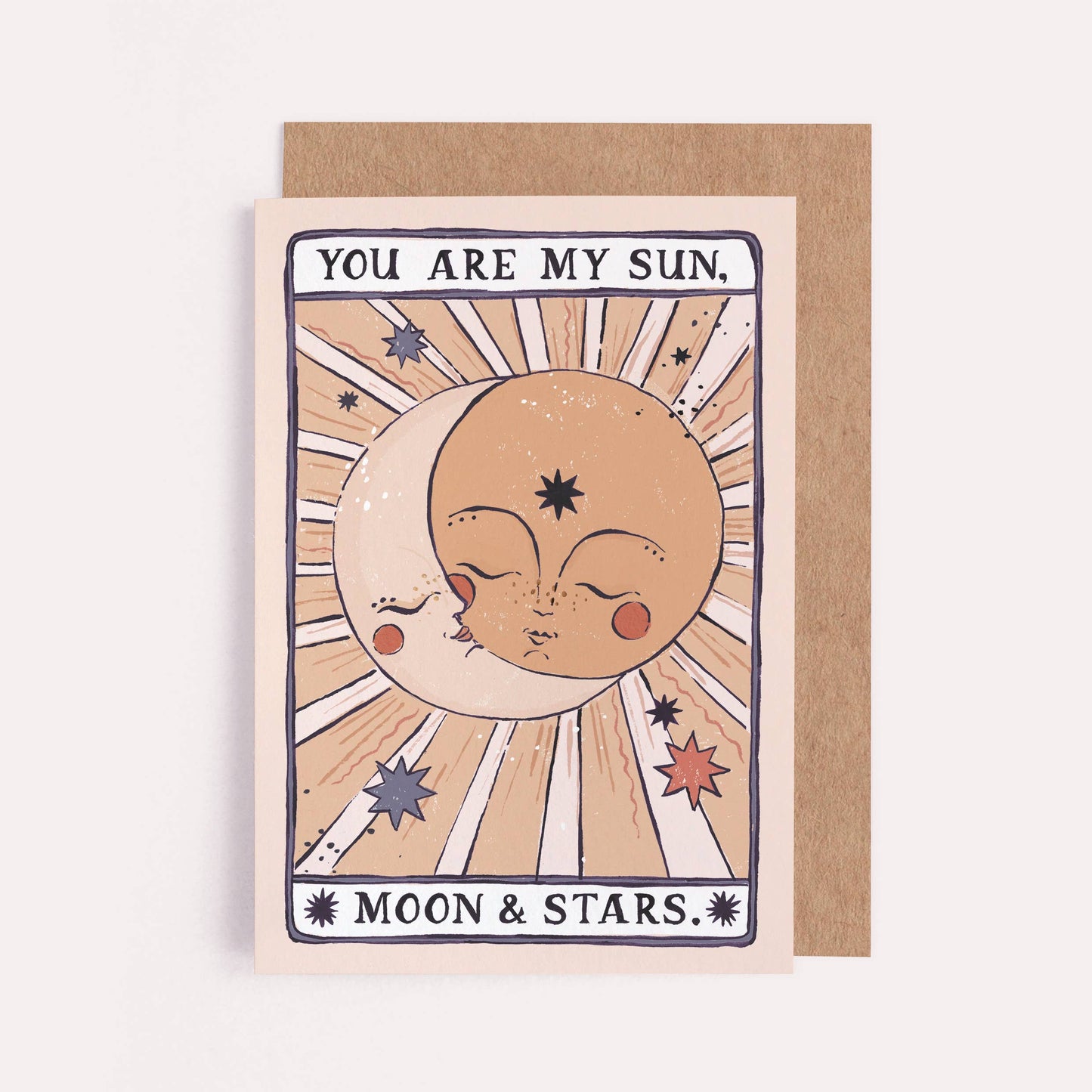 Sun, Moon & Stars Card | Valentine's Card | Love Cards