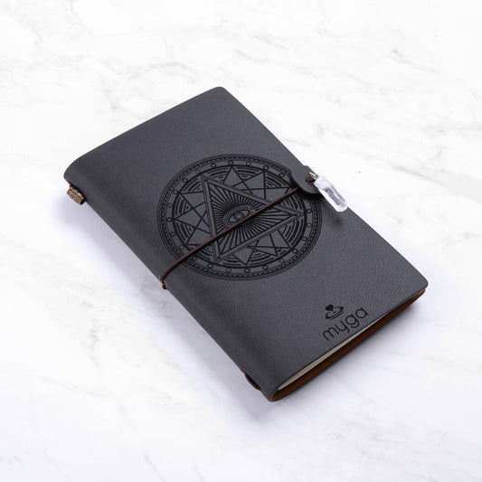 Myga Crystal Notebooks in Singles : Chakra Black