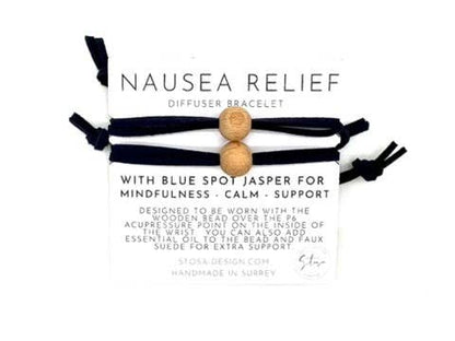 Nausea Relief Bands: Blue Spot Jasper