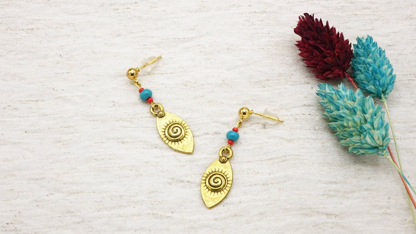 Boho Evil Eye Earrings