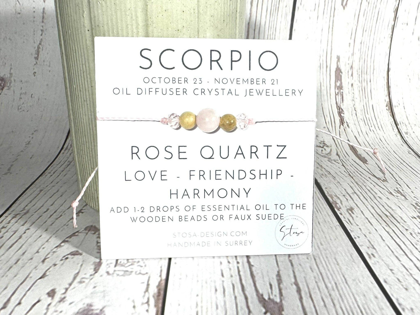 Zodiac Oil Diffuser Bracelet: Taurus