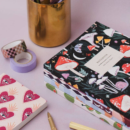 Mushrooms Notebook | Plain Page Journal | Notebooks