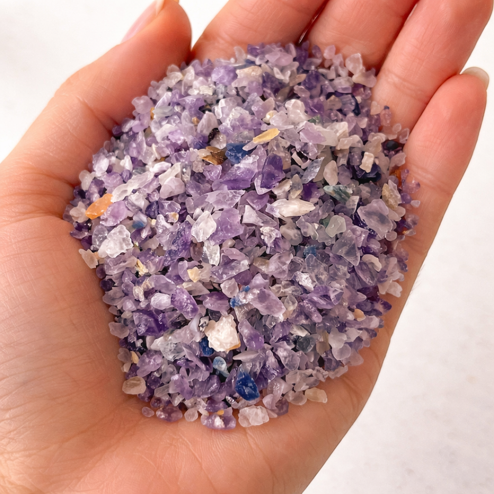 Crystal Sand for Plants, 50g: Rose Quartz