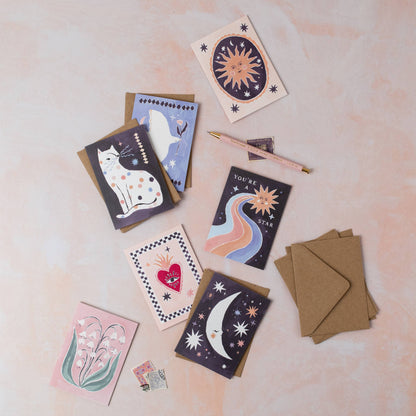 Sacred Heart Mini Love Card | Mini Greeting Card | Mini Card