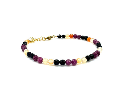 Dainty Crystal Birthstone Bracelets: June