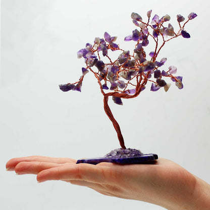 Amethyst on Natural Agate Base (100 stones)