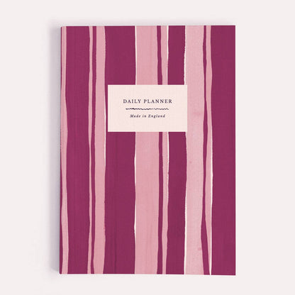 Summer Stripe Daily Planner | Undated Diary | Stationery