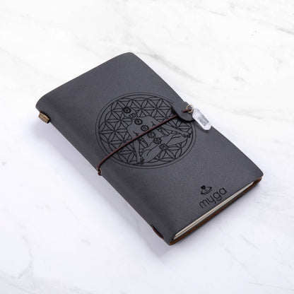 Myga Crystal Notebooks in Singles : Chakra Black