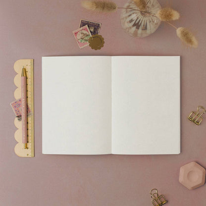 Sacred Heart Pocket Notebook | Plain Page Mini Blank Journal