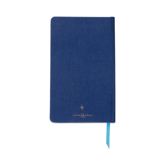 Celestial Bookcloth Journal - Starry Eyed