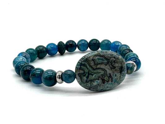 Apatite Diffuser Bracelet: Medium