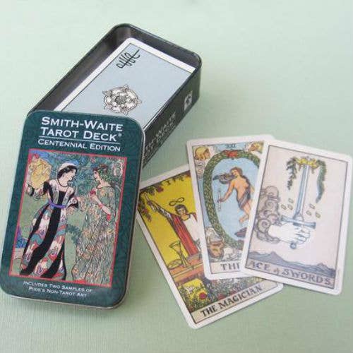 Tarot Cards Smith-Waite Centennial In A Tin Box Us Games Sys