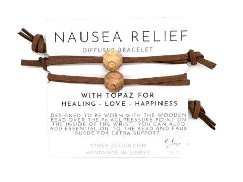 Nausea Relief Bands: Rose Quartz