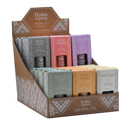 Boho Organics Aroma Oil With Display Stand Lavender Sage