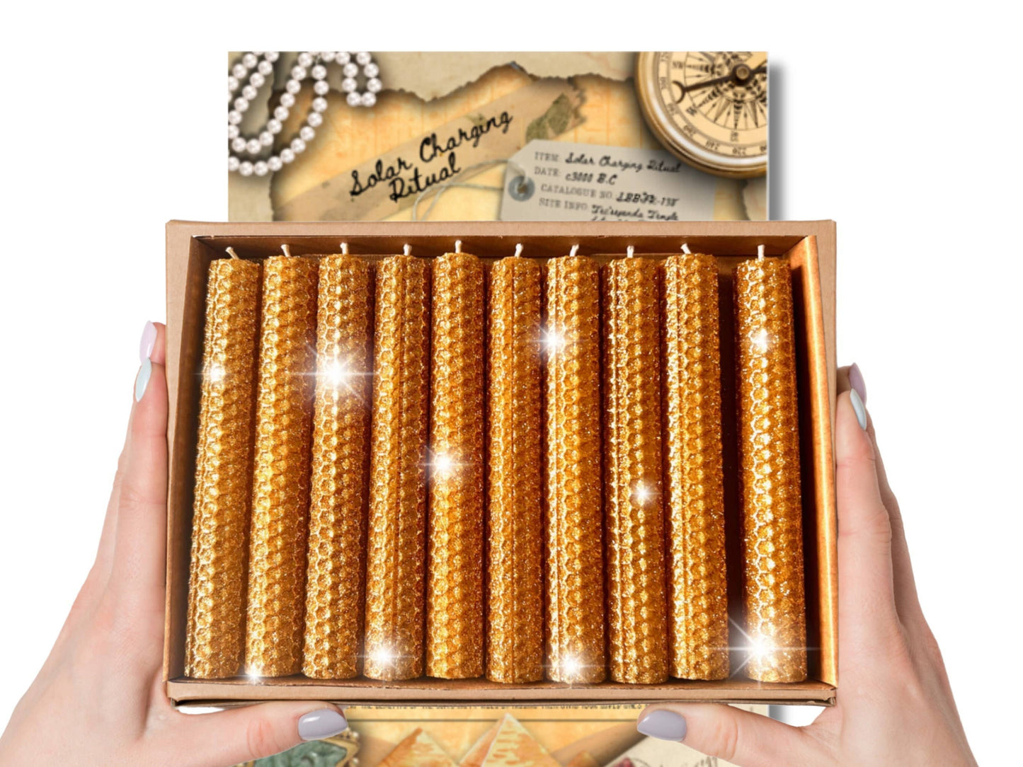 10 Solar Charging Candles Kit