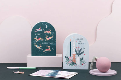 Candles Christmas Cards | Holiday Cards | Seasonal Cards
