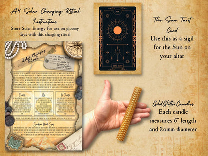 10 Solar Charging Candles Kit