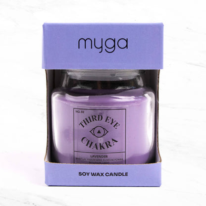 Seven Chakra Candles: Throat - Eucalyptus Scent