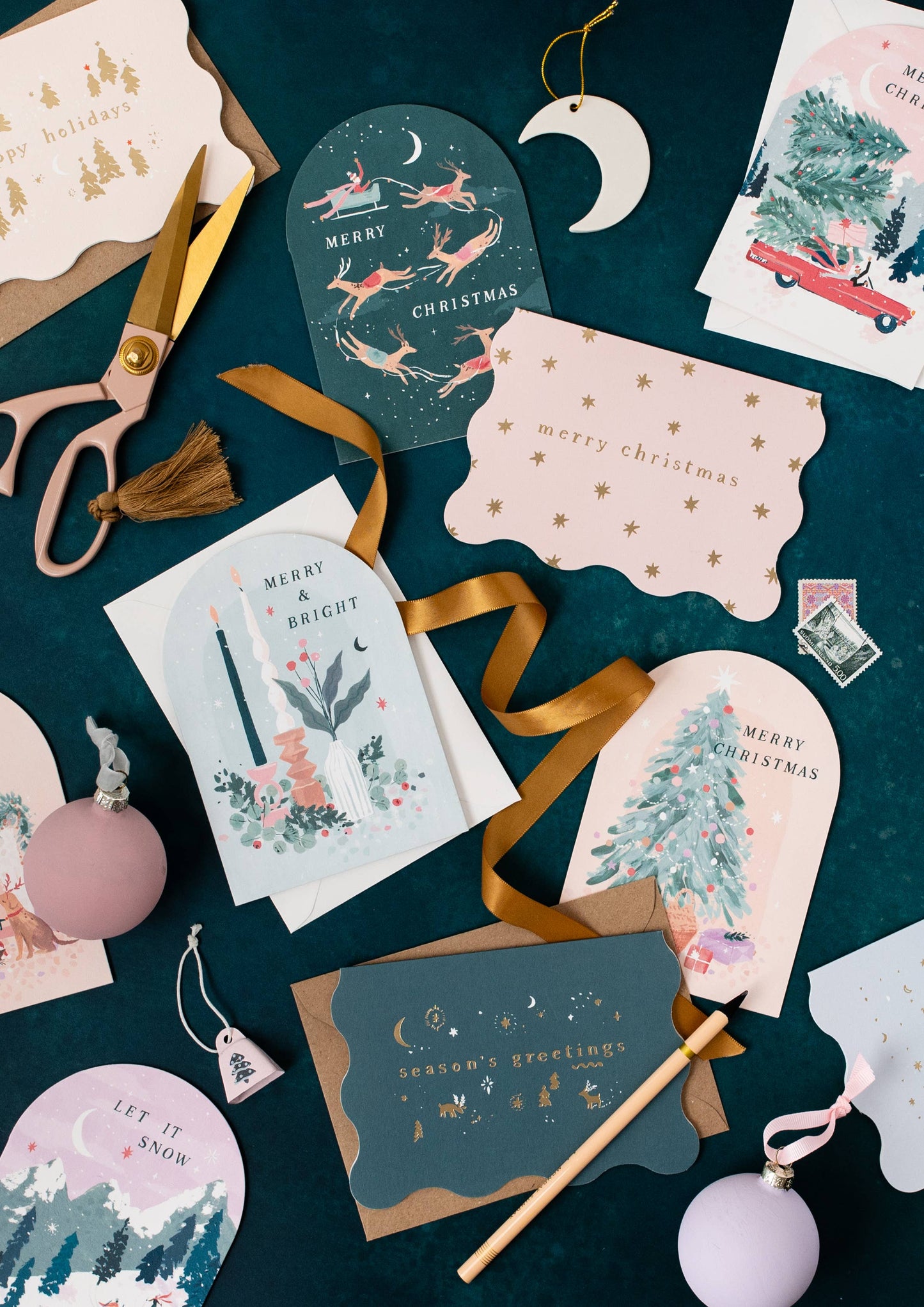 Reindeer Christmas Card | Holiday Cards | Seasonal Cards