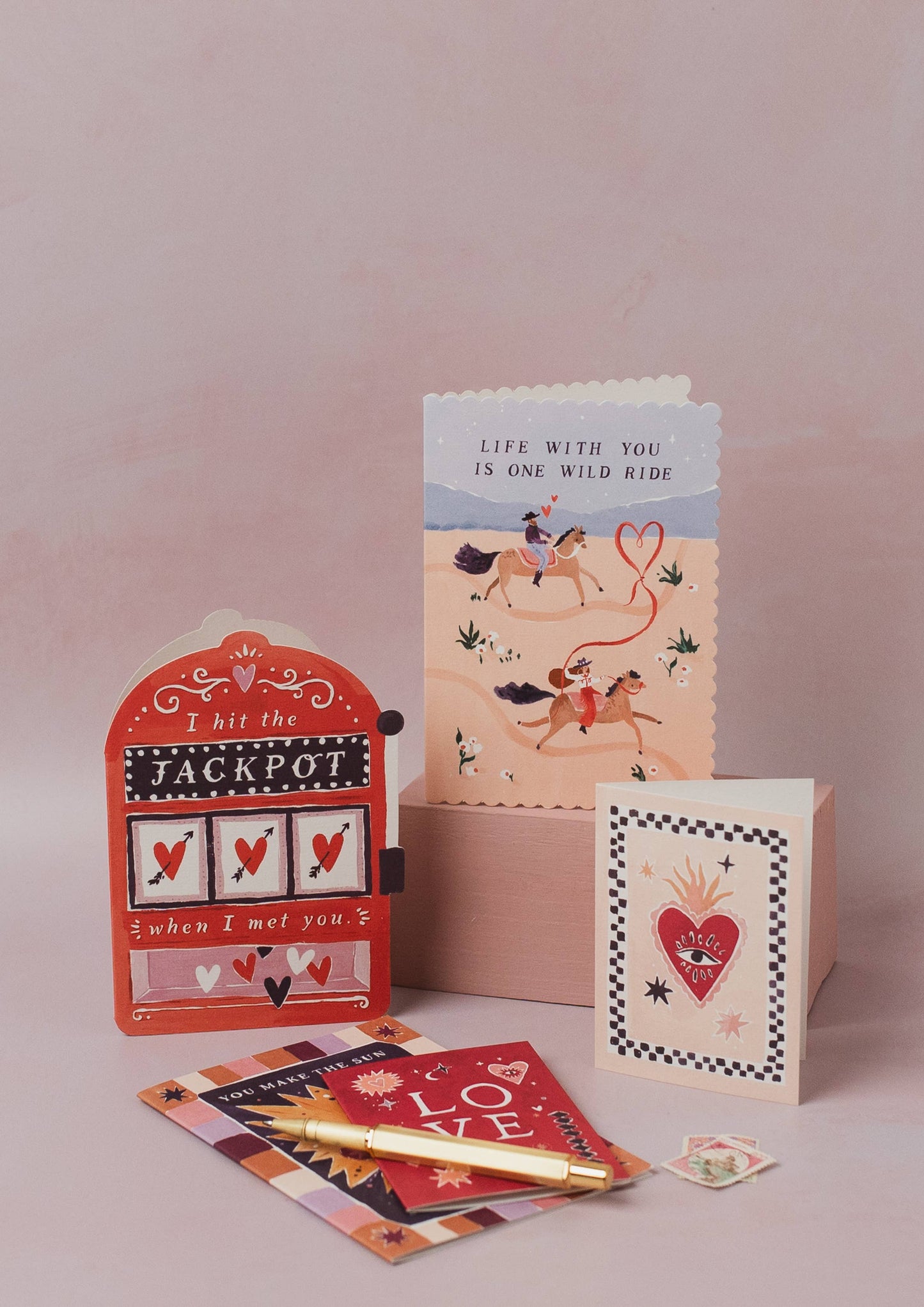 Sacred Heart Mini Love Card | Mini Greeting Card | Mini Card