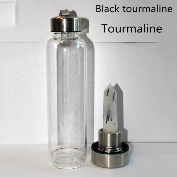 Crystal Water Bottle Cup (More Colours): Tigereye