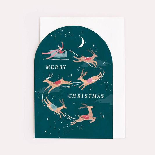 Reindeer Christmas Card | Holiday Cards | Seasonal Cards