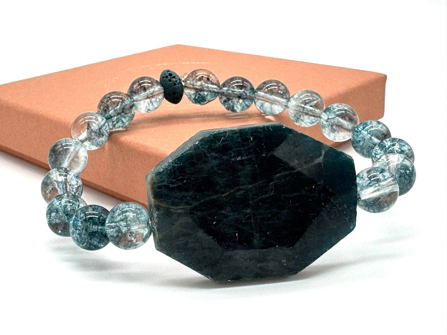 Apatite Statement Diffuser Bracelet: Medium