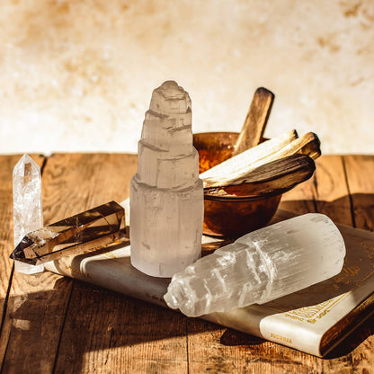 Selenite Towers – Crystals (Small, Medium & Large): Medium